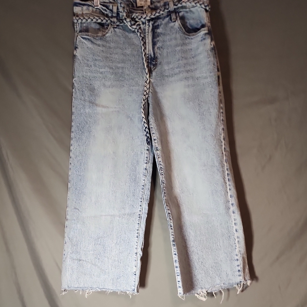 Kensie Washed Denim Wide Leg Jeans